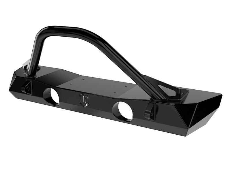 ICON 07-18 Jeep Wrangler JK Pro Series Front Bumper w/Bar/Tabs ICON