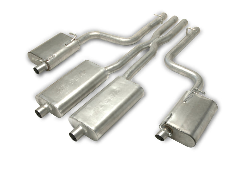 Gibson 11-14 Dodge Charger R/T 5.7L 2.5in Cat-Back Dual Exhaust - Stainless Gibson