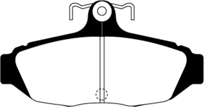 EBC RedStuff Rear Brake Pads - DP31172C EBC