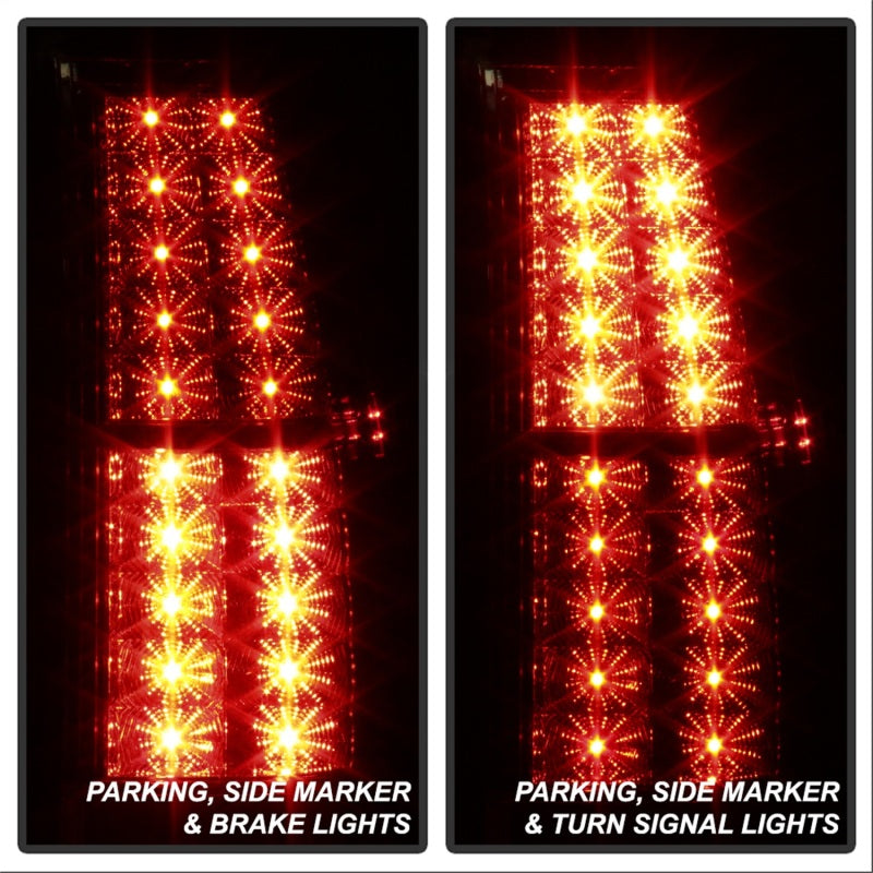 Spyder Chevy Suburban/GMC Yukon/Yukon Denali 07-14 LED Tail Lights Smke ALT-YD-CSUB07-LED-SM - eliteracefab.com