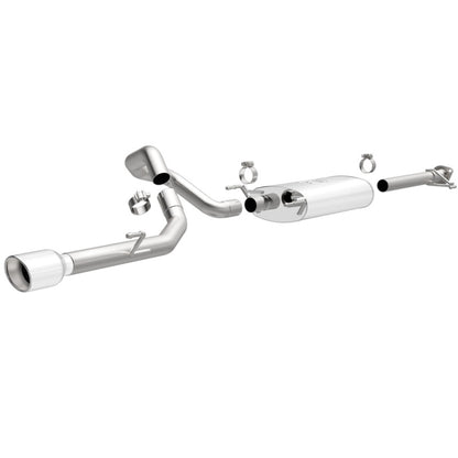 MagnaFlow 12-14 Toyota 4Runner V6 4.0L Single Straight P/S Rear Exit SS Cat Back Performance Exhaust - eliteracefab.com