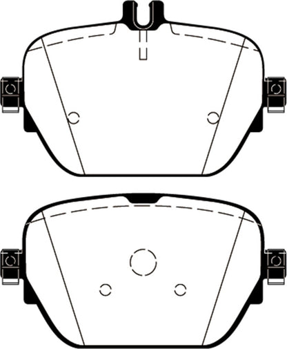 EBC 2019+ Mercedes-Benz CLS53 AMG (C257) 3.0L Turbo Yellowstuff Rear Brake Pads - eliteracefab.com