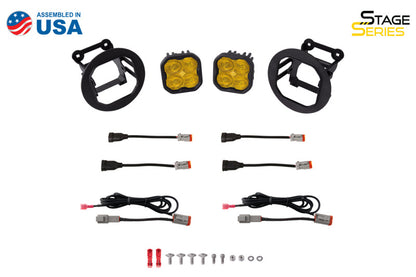 Diode Dynamics SS3 Pro Type OB Kit ABL - Yellow SAE Fog Diode Dynamics