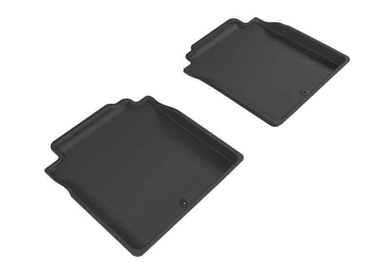 3D MAXpider L1GS00021509 2017-2019 Genesis G90 Kagu 2nd Row Floormats - Black