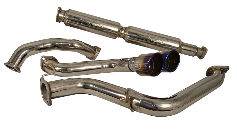 Injen 13--19 Ford Focus ST 2.0L (t) 3.00in Cat-Back Stainless Steel Exhaust System w/Titanium Tip - eliteracefab.com