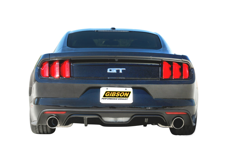 Gibson 15-17 Ford Mustang GT 5.0L 3in Cat-Back Dual Exhaust - Stainless Gibson