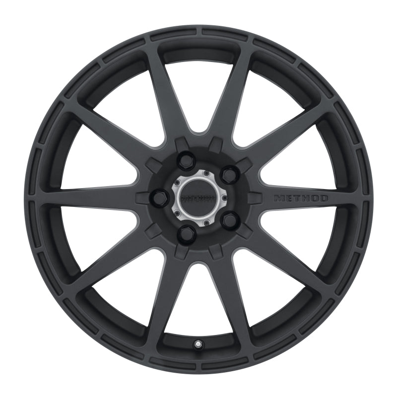 Method MR501 RALLY 17x8 +42mm Offset 5x100 67.1mm CB Matte Black Wheel - eliteracefab.com