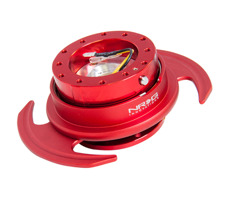 NRG Quick Release Gen 3.0 Red Metal Body Red Ring - eliteracefab.com