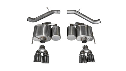 Corsa 16-18 Cadillac ATS-V 3.6T 4in Polished Sport Axle-Back Exhaust - eliteracefab.com