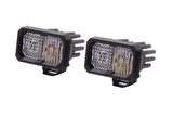 Diode Dynamics Stage Series 2 In LED Pod Sport - White Combo Standard BBL (Pair)