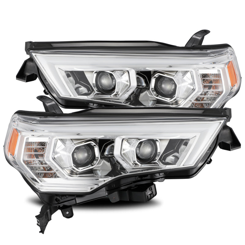 AlphaRex 880731 14-20 Toyota 4Runner PRO-Series Projector Headlights Plank Style Chrm w/Sequential Signal