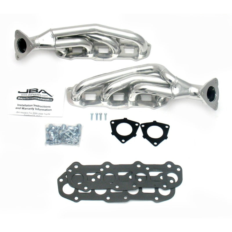 JBA 05-07 Toyota 4.7L V8 1-1/2in Primary Silver Ctd Cat4Ward Header JBA