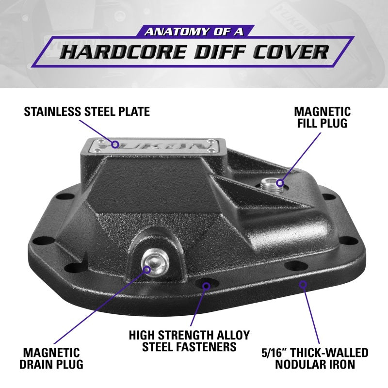 Yukon Gear Hardcore Diff Cover for Dana 50/60/70 - eliteracefab.com