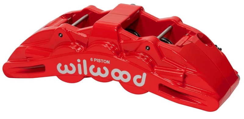 Wilwood Caliper Red SX6R 4.04in Piston 1.25in Disc Wilwood