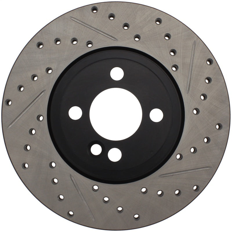 StopTech Slotted & Drilled Sport Brake Rotor 07-13 Mini Cooper - eliteracefab.com