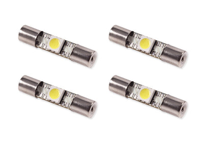 Diode Dynamics 28mm SMF1 LED Bulb - Cool - White Set of 4 Diode Dynamics