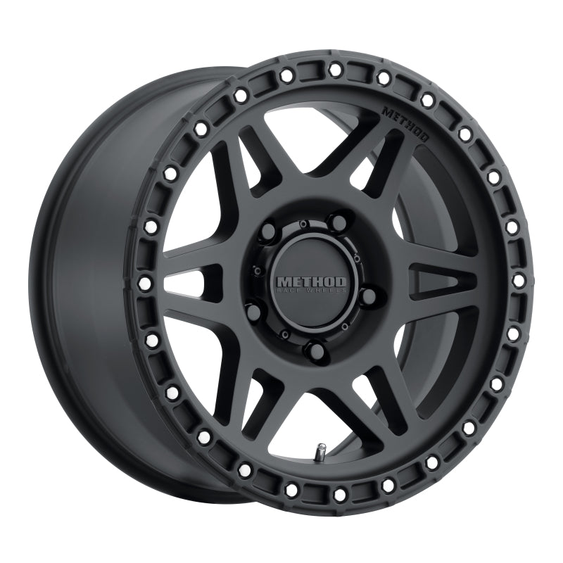 Method MR312 17x8.5 0mm Offset 5x5 71.5mm CB Matte Black Wheel - eliteracefab.com