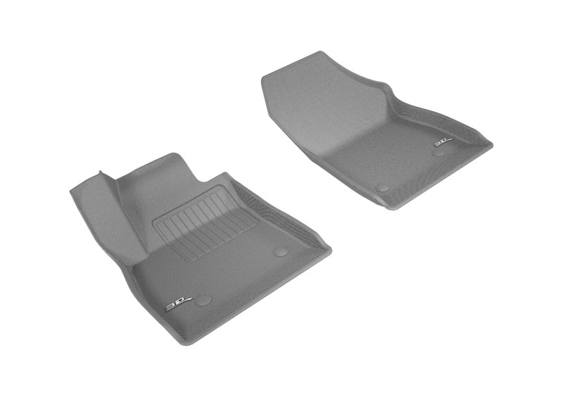 3D MAXpider L1CH07611501 2016-2019 Chevrolet Cruze Kagu 1st Row Floormat - Gray