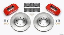 Load image into Gallery viewer, Wilwood DPHA Front Caliper &amp; Rotor Kit Red Honda / Acura w/ 262mm OE Rotor - eliteracefab.com