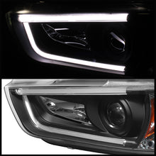 Load image into Gallery viewer, Spyder Dodge Charger 11-14 Projector Headlights Halogen - Light Tube DRL Blk PRO-YD-DCH11-LTDRL-BK - eliteracefab.com