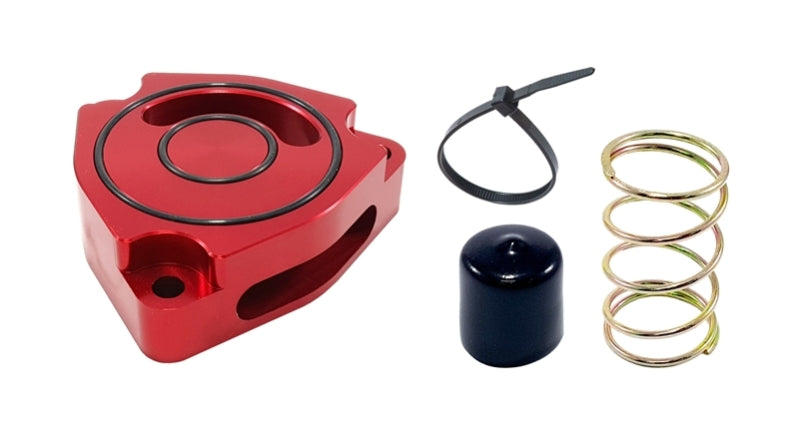 Torque Solution Blow Off BOV Sound Plate (Red) 11+ Hyundai Veloster Turbo - eliteracefab.com