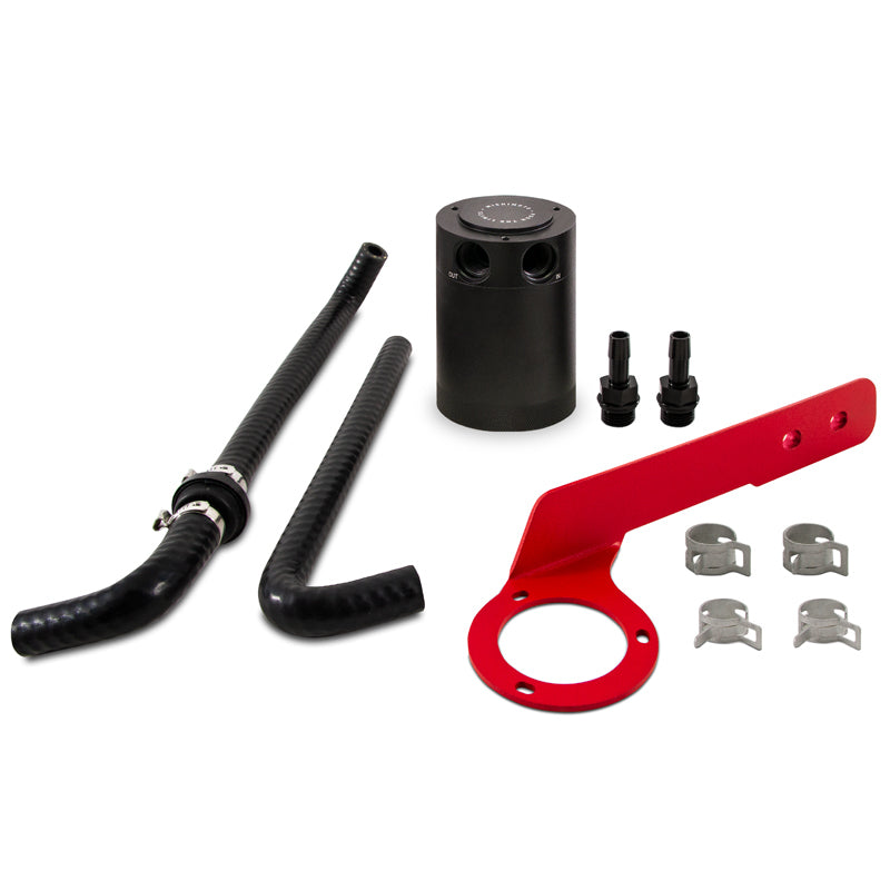 Mishimoto 2018+ Honda Accord 2.0T Baffled Oil Catch Can PCV Side - Red - eliteracefab.com