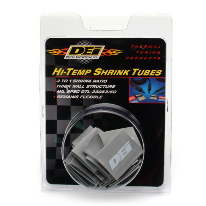 DEI Hi-Temp Shrink Tube 18mm x 1.5in - Gray DEI