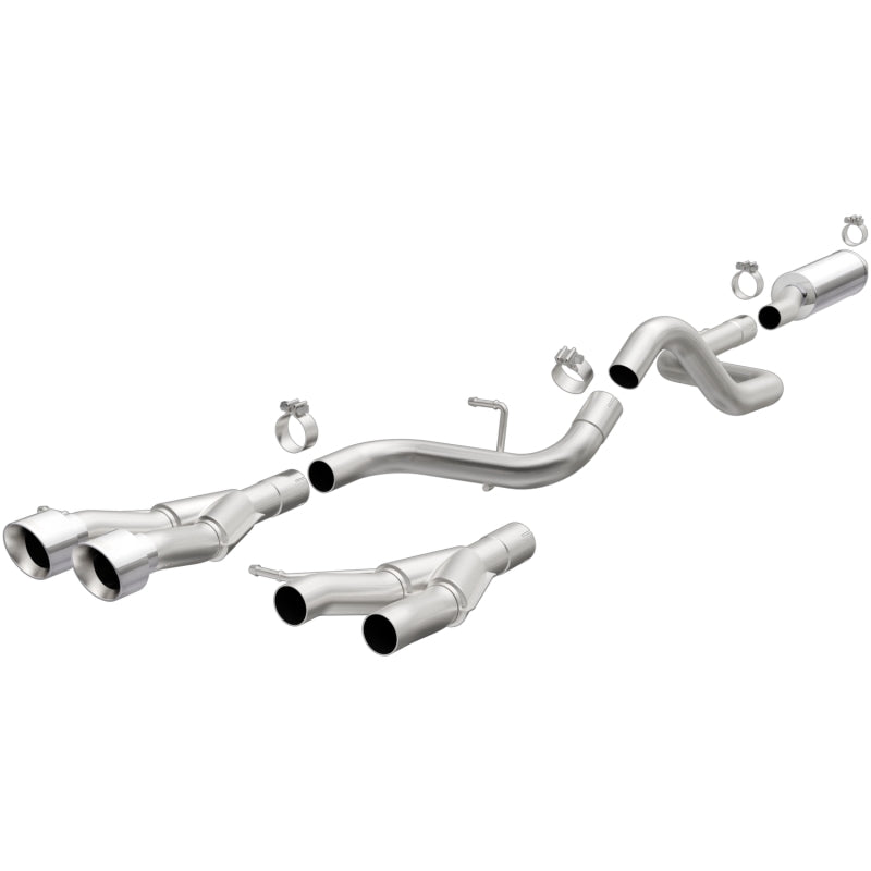 MagnaFlow Cat-Back 2013-2017 Hyundai Veloster L4 Turbo 2.25in SS Street Series 4in Polished Tips Magnaflow