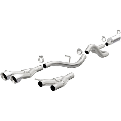 MagnaFlow Cat-Back 2013-2017 Hyundai Veloster L4 Turbo 2.25in SS Street Series 4in Polished Tips Magnaflow