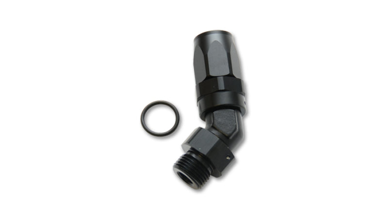 Vibrant Performance Male Hose End Fitting, 45 Degree, -12AN, Thread: (12) 1-1/16in-12, AN Performance Fluid Plumbing - Part 24411