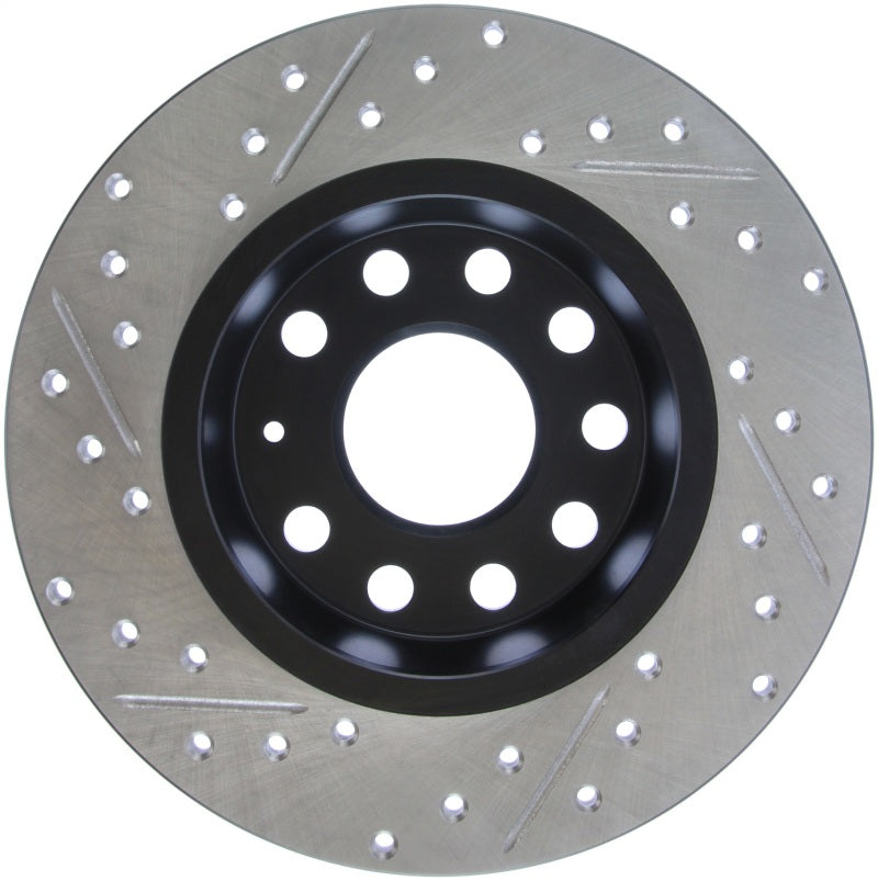 StopTech Slotted & Drilled Sport Brake Rotor - eliteracefab.com