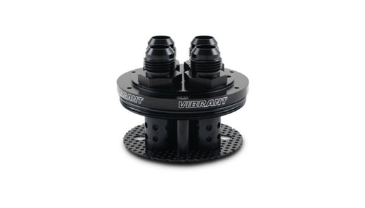 Vibrant Performance Catch Can 4-Port Lid Assembly, Motorsport Crankcase Ventilation, for Custom Performance & Motorsport Builds - Part 12787