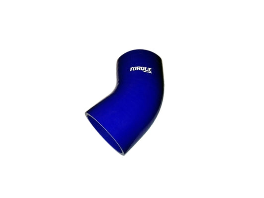 Torque Solution 45 Degree Silicone Elbow for 2.75" Blue Universal - TS-CPLR-45D275BL