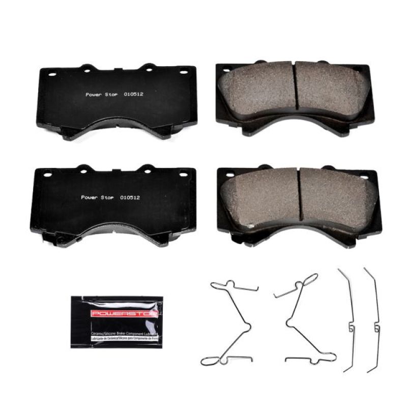 Power Stop 08-11 Lexus LX570 Front Z23 Evolution Sport Brake Pads w/Hardware - eliteracefab.com