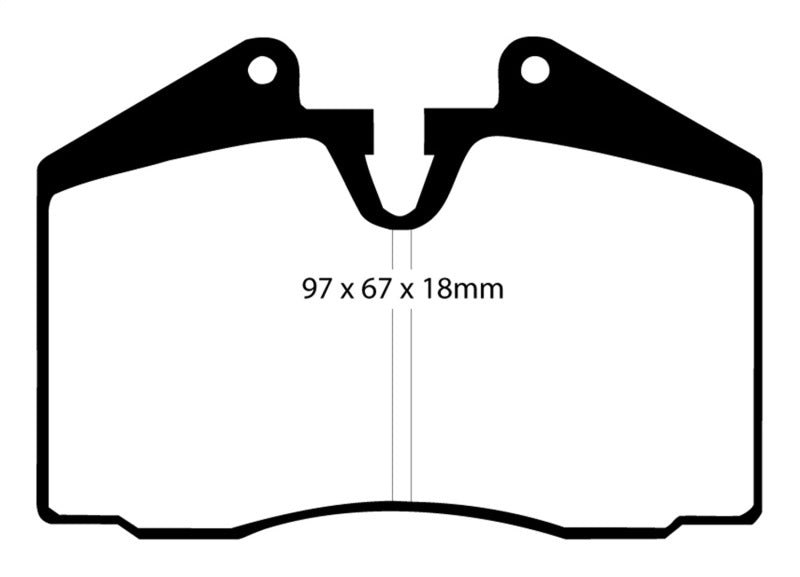 EBC BlueStuff Front Brake Pads - DP5612NDX EBC