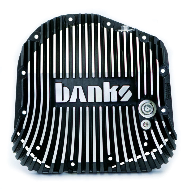 Banks 85-19 Ford F250/ F350 10.25in 12 Bolt Black Milled Differential Cover Kit - eliteracefab.com