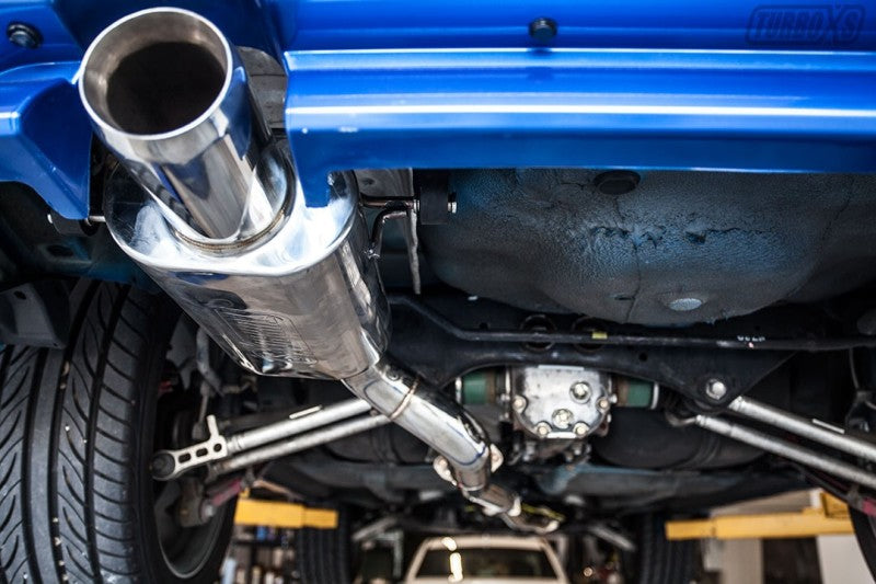 TURBOXS SUBARU FORESTER 2.5 XT CAT BACK EXHAUST; 2004-2008 - eliteracefab.com