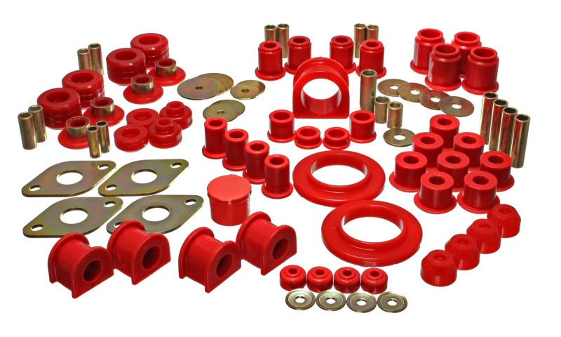 Energy Suspension 95-6/00 Toyota 4WD Pickup (Except T-100 & Tundra) Red Hyper-Flex Master Bushing S - eliteracefab.com