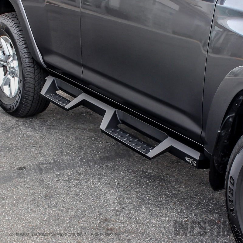 Westin/HDX 10-17 Toyota 4Runner Trail Edition Drop Nerf Step Bars - Textured Black - eliteracefab.com