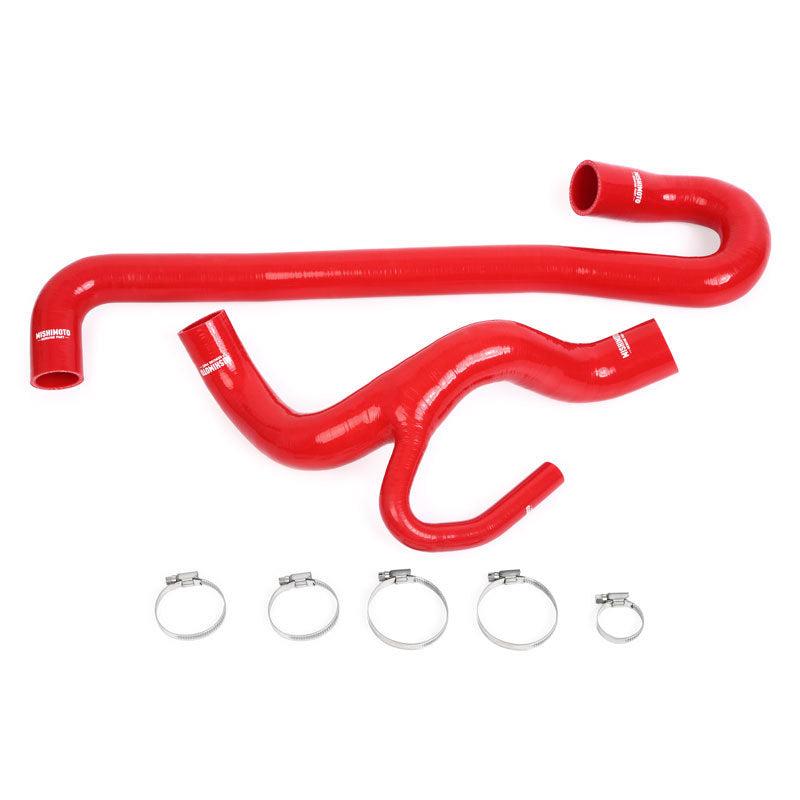 Mishimoto 12+ Jeep Grand Cherokee SRT8 6.4L V8 Red Silicone Radiator Hose Kit - eliteracefab.com