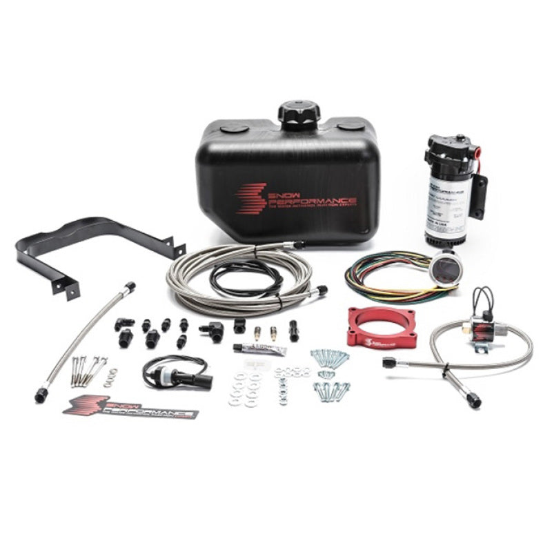 Snow Performance 11-17 Mustang Stg 2 Boost Cooler F/I Water Injection Kit (SS Braid Line & 4AN) - eliteracefab.com