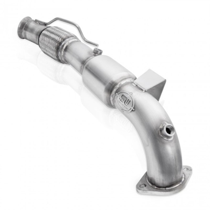 Stainless Works 2016-18 Ford Focus RS 3in High-Flow Cats Downpipe Factory Connection Stainless Works