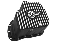 Load image into Gallery viewer, aFe POWER Pro Series Engine Oil Pan Black w/ Machined Fins for 2011-2016 Chevy Silverado/GMC Sierra 2500HD-3500HD 6.6L - 46-70342