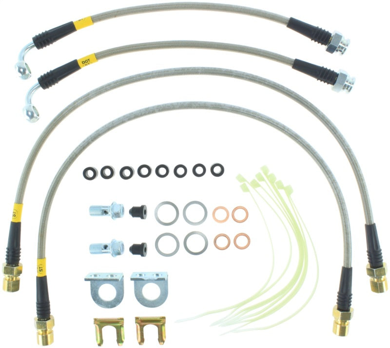 STOPTECH 12-14 FORD RAPTOR STAINLESS STEEL REAR BRAKE LINES, 950.61516 - eliteracefab.com