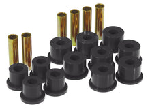 Load image into Gallery viewer, Prothane 88-98 GM 2/4wd Rear Spring &amp; Shackle Bushings - Black - eliteracefab.com