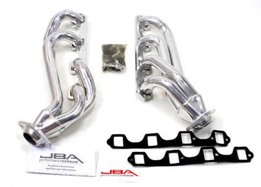JBA 65-73 Ford Mustang 260-302 SBF w/GT40-P Heads 1-5/8in Primary Silver Ctd Mid Length Header JBA