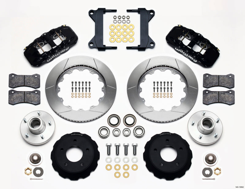 Wilwood AERO6 Front Hub Kit 14.00 Chevy C-10 60-87 CPP Drop Spindle Wilwood