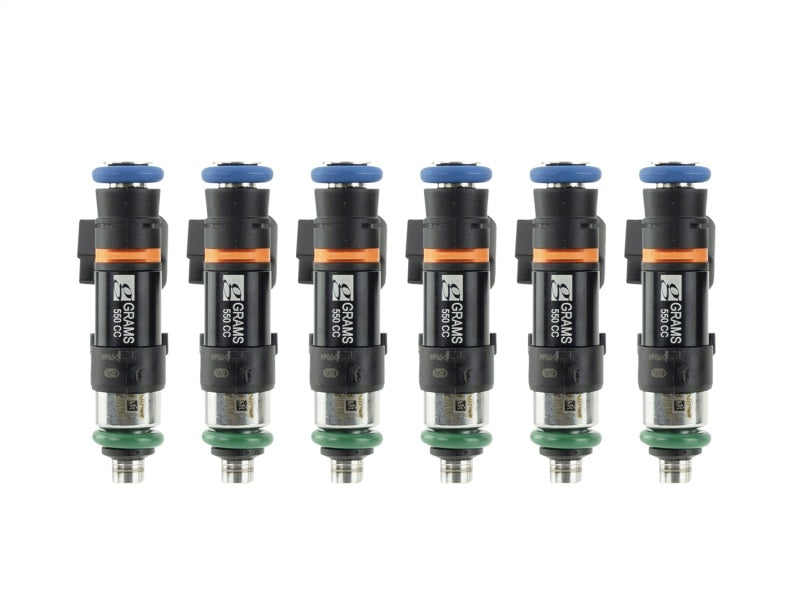 Grams Performance Nissan R32/R34/RB26DETT (Top Feed Only 14mm) 550cc Fuel Injectors (Set of 6)
