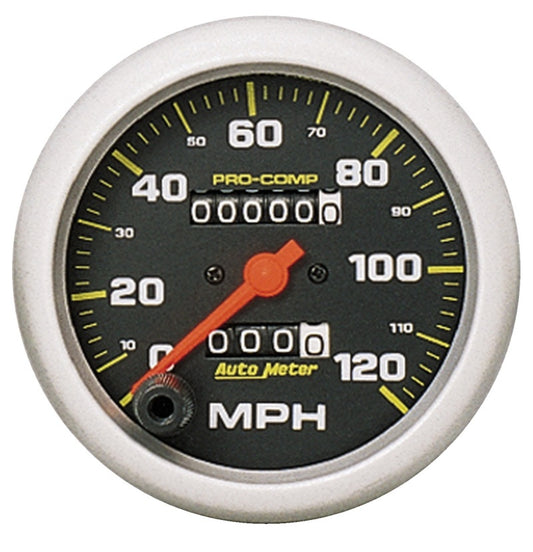 AutoMeter Gauge Speedometer 3-3/8in. 120MPH Mechanical Pro-Comp 5152