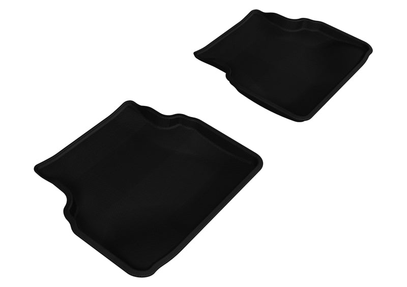 3D MAXpider 2002-2007 Subaru Impreza Kagu 2nd Row Floormats - Black - eliteracefab.com